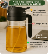Spray à Huile – Dosage précis & Anti-coulures